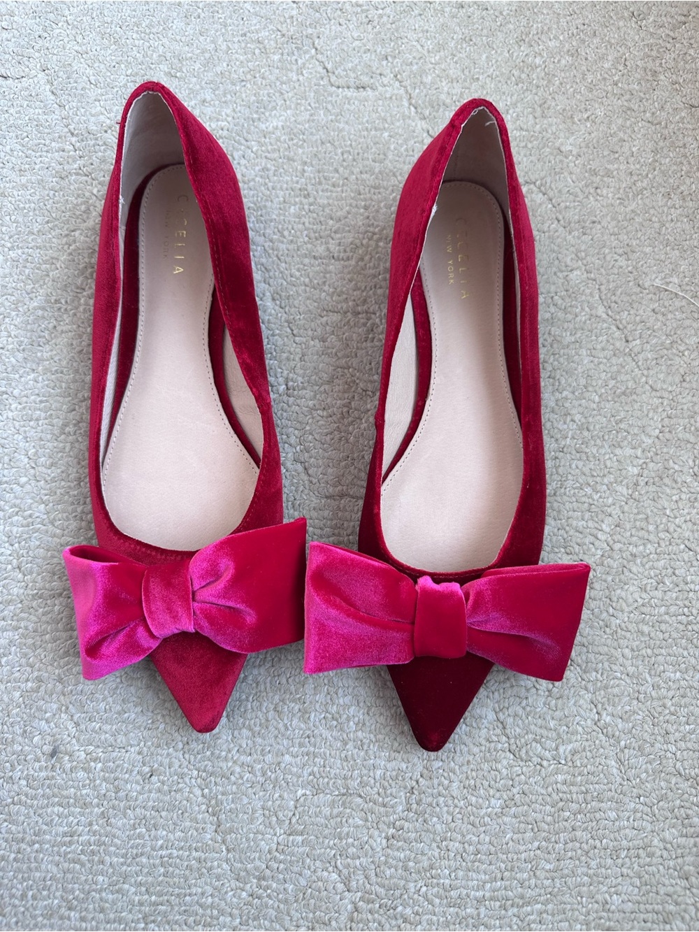 Cecelia New York flats with bow
